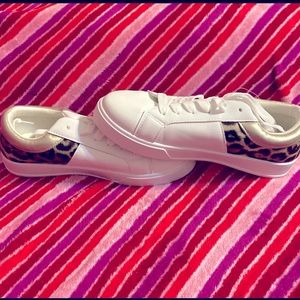 Leopard print sneakers